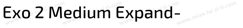 Exo 2 Medium Expand字体转换